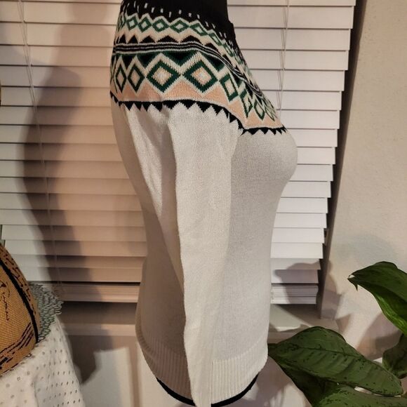 Merona sweater size XS crew neck cream color - Picture 3 of 6